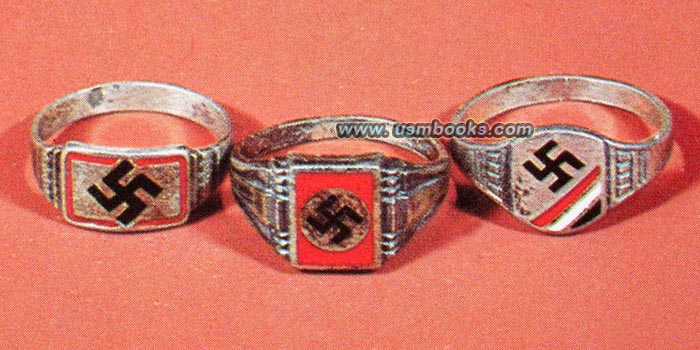 Nazi swastika rings